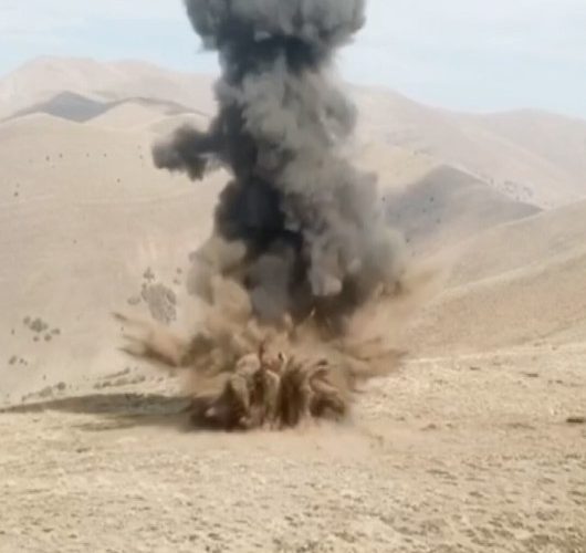 Bingöl’de PKK’ya ait toprağa gizlenmiş patlayıcı imha edildi