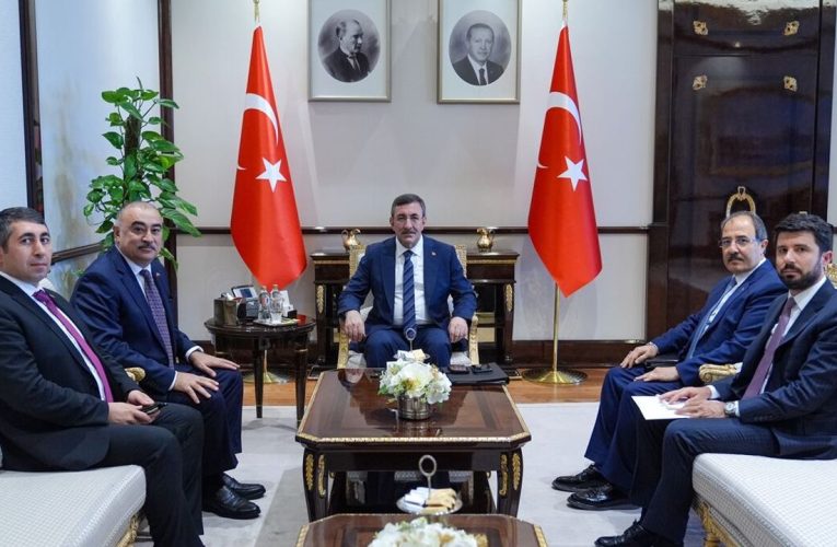 Cumhurbaşkanı Yardımcısı Yılmaz, Azerbaycan’ın Ankara Büyükelçisi’ni kabul etti