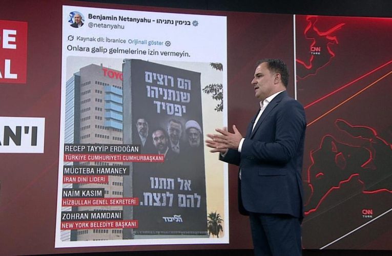 İsrail’de Skandal Afiş: Netanyahu yine Cumhurbaşkanı Erdoğan’ı hedef aldı