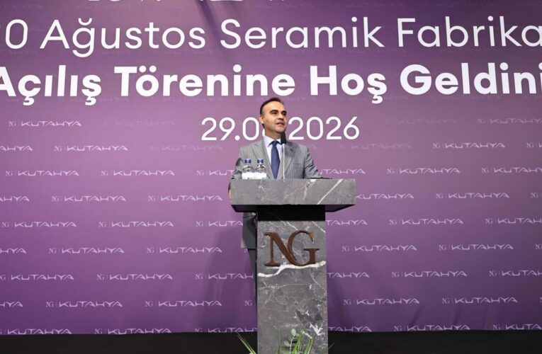 Zafer Bayramı’nda dev açılış: 8 milyar liralık seramik fabrikası üretime başladı