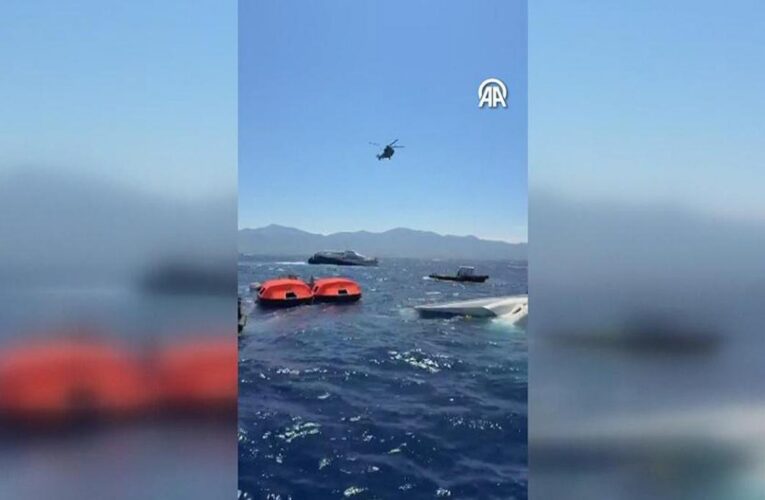 Batan geminin yolcuları böyle kurtarıldı