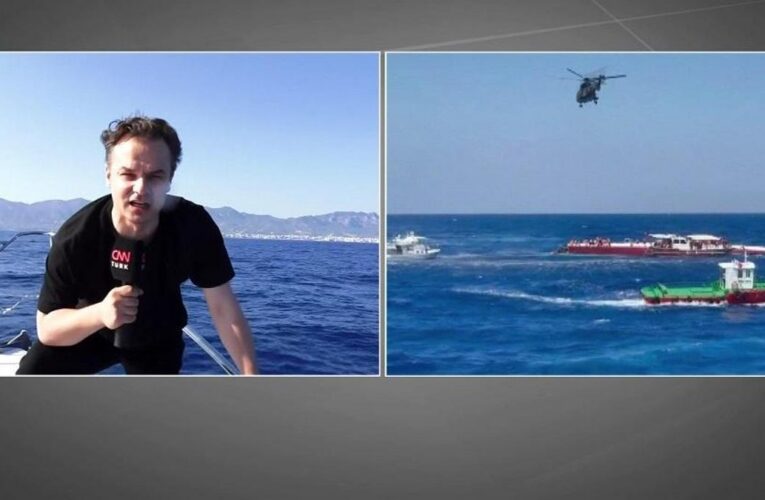 CNN TÜRK geminin enkazının yanında: 18 kişi her yerde aranıyor.