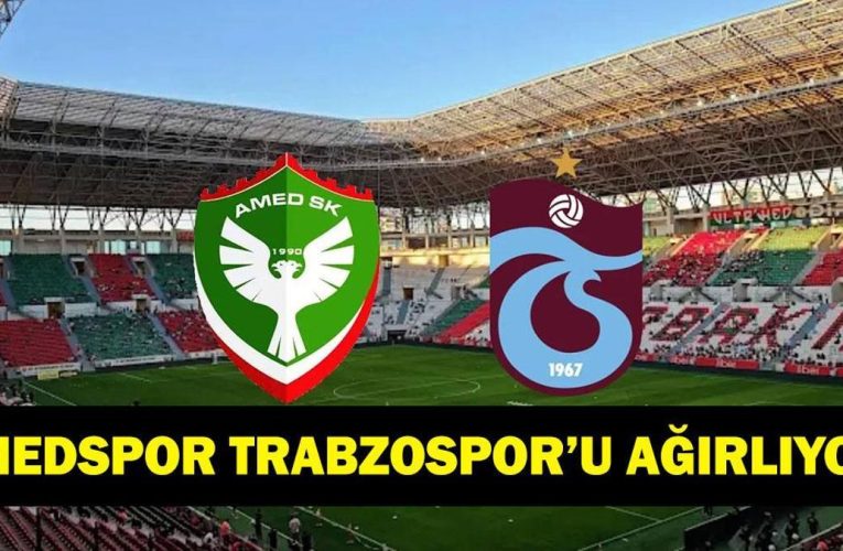AMEDSPOR TRABZONSPOR HANGİ KANALDA? Süper Lig Amedspor Trabzonspor Maçı Saat Kaçta, Ne Zaman? İşte Maç Kadrosu…