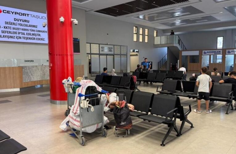 Mersin-Girne feribot seferleri iptal edildi