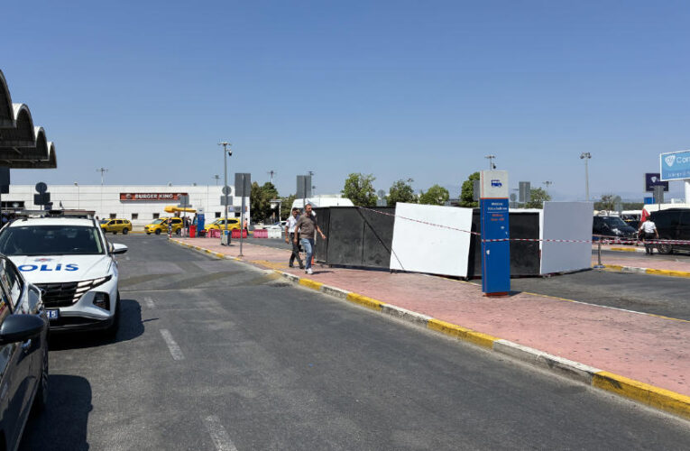 Antalya Havalimanı’nda kadın cinayeti sonrası hareketli anlar