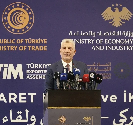 Bakan Bolat Şam’da açıkladı: Türkiye-Suriye ticaretinde hedef 10 milyar dolar