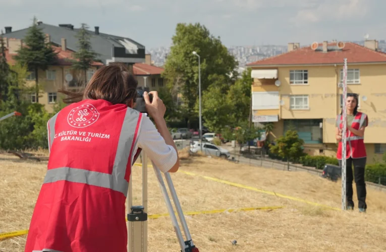 Ankara’da 2 bin 800 yıllık Frig Tümülüsü ilk kez kazılıyor