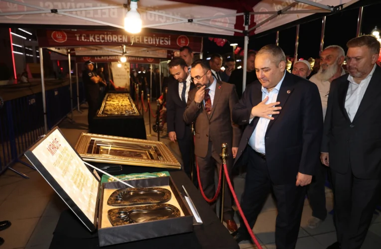 Ankara Keçiören’de Mevlid Kandili programına yoğun ilgi