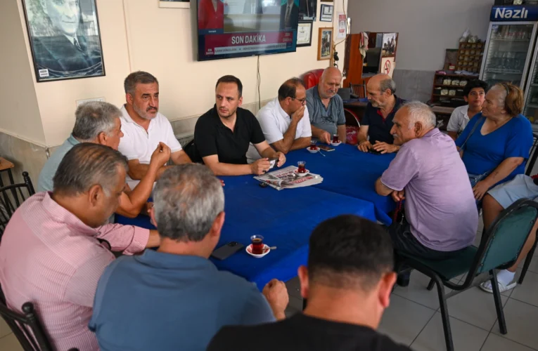 Başkan Eşki Ümit Mahallesi’nde vatandaşlarla buluştu