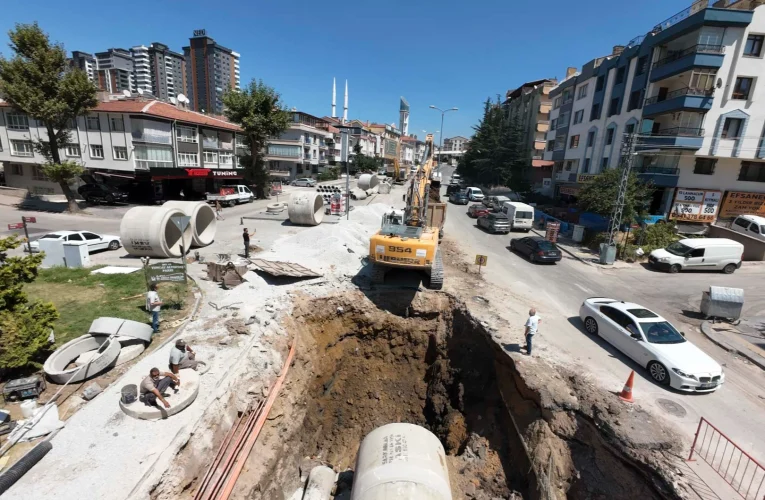 Başkent’te 40 yıllık altyapı sorunu çözülüyor