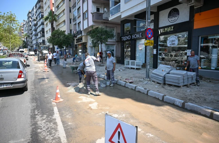 Bornova’da ikinci etap çalışmaları hızlı başladı