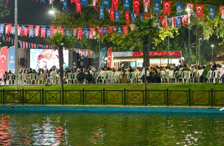 Bursa Büyükşehir’den Kültürpark’ta Yeşilçam esintisi
