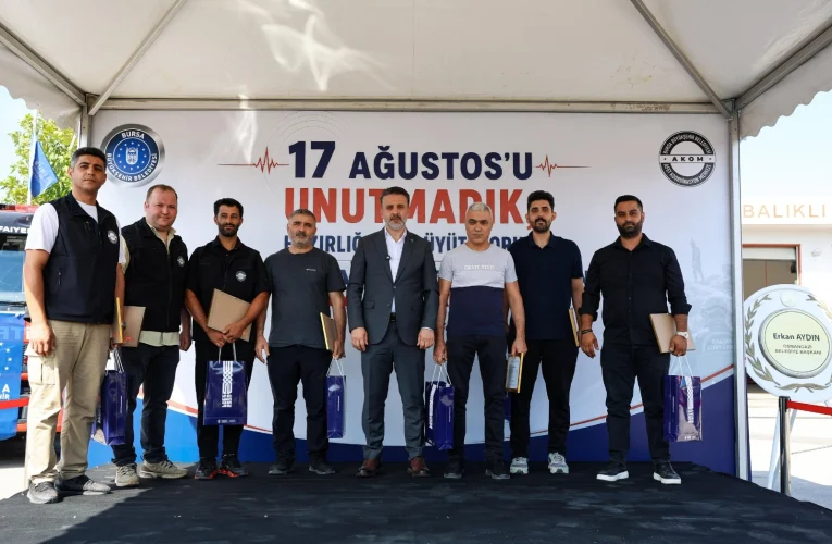 Bursa’da afetlere hazırlık için yeni yatırımlar hizmete alındı