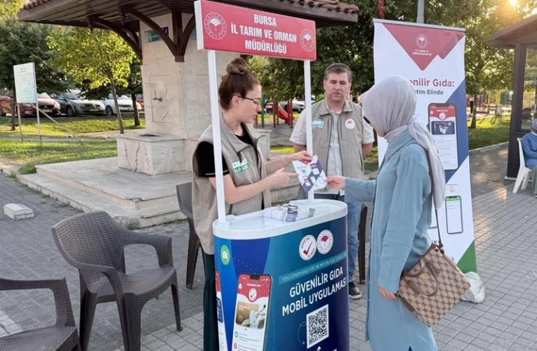 Bursa’da ‘Güvenilir Gıda Mobil Uygulaması’ tanıtıldı