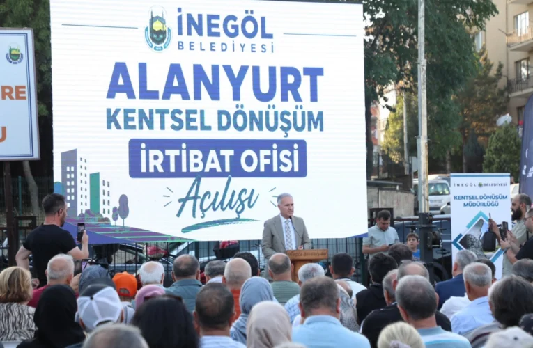 Bursa İnegöl’de dev proje tüm detaylarıyla anlatılıyor