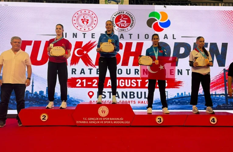Bursalı karateci Naz Kayadere’den altın madalya