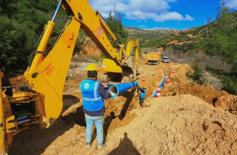 Denizli Çal’da içme suyu hattı yenilendi