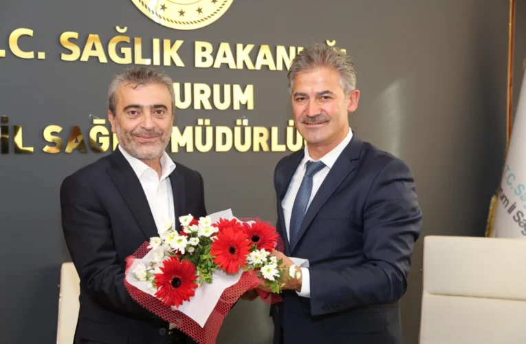Erzurum İl Sağlık Müdürlüğü’nde bayrak değişimi