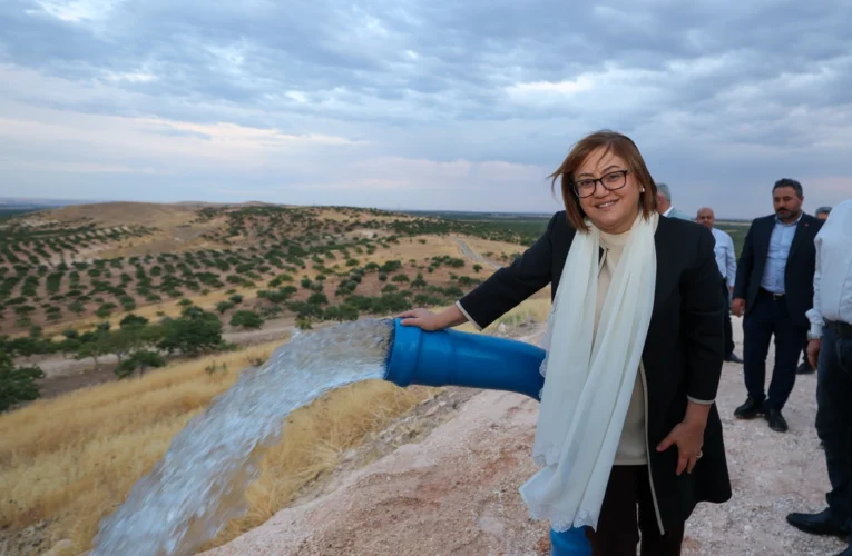 Gaziantep’te 5 bin kişiye hizmet veren su yatırımına yerinde inceleme