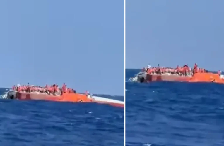 Girne açıklarında katamaran tipi Türk yolcu gemisi alabora oldu. İşte ilk görüntüler