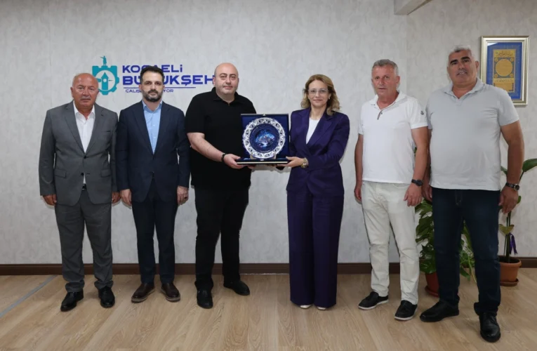 Gürcistan Kutaisi heyetinden Kocaeli Büyükşehir’e ziyaret