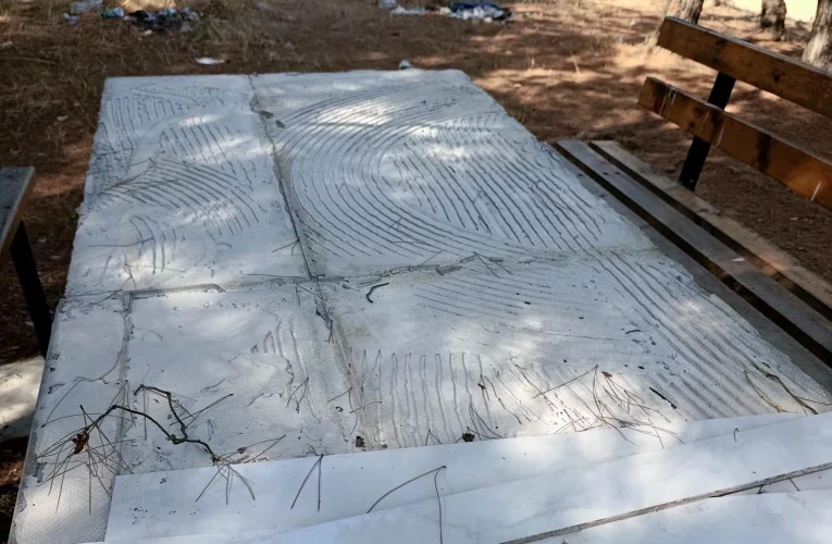 İpsala’da büyük saygısızlık! Sultanköy Barajı’ndaki piknik alanının fayansları çalındı!