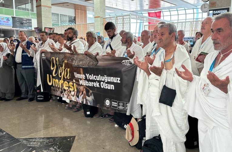 Konya’dan ‘Vefa Umresi’nin ilk kafilesi uğurlandı