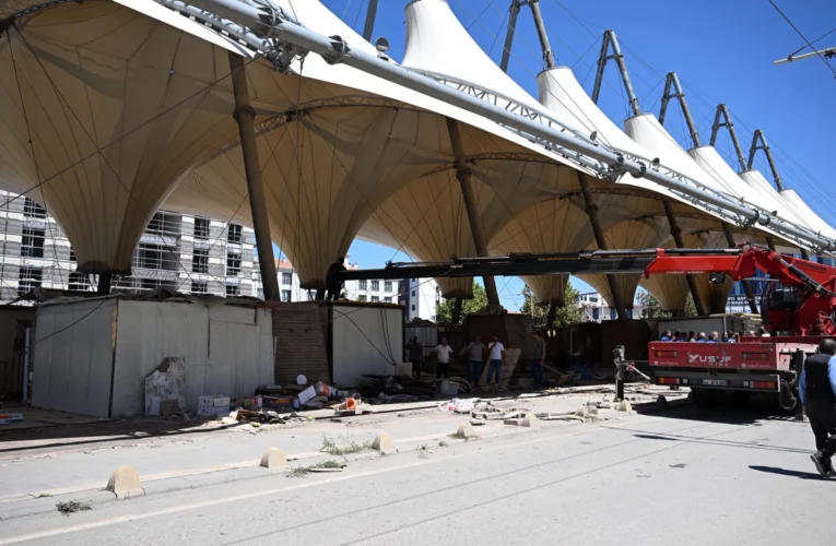 Malatya’da konteynerler kalkıyor