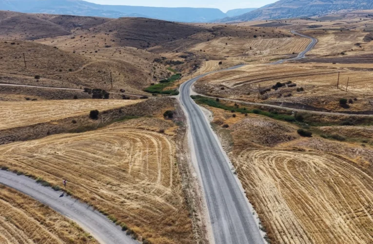 Malatya Yazıhan’ın yol standardı yükseldi