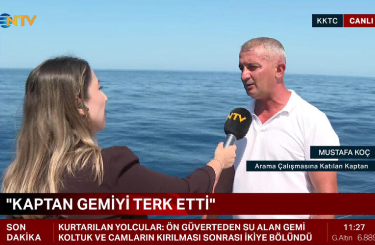 Girne’deki feribot kazasından kurtulanların iddiası doğrulandı: “Kaptanı ben taşıdım”