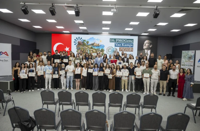 Mersin’de ‘Pmogenç Yaz Kampı’ sona erdi