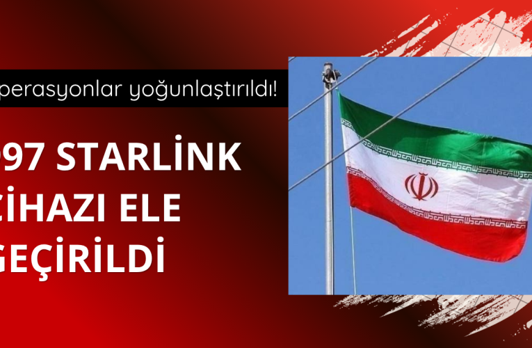 Operasyonlar yoğunlaştırıldı!  997 Starlink cihazı ele geçirildi