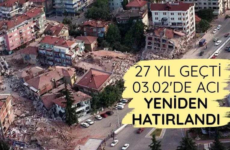17 Ağustos depreminin 27. yılı