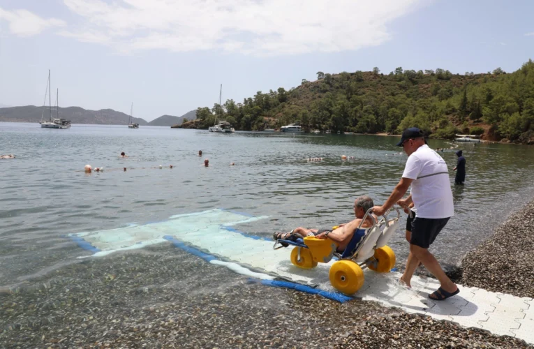 Muğla’da engelsiz deniz keyfi