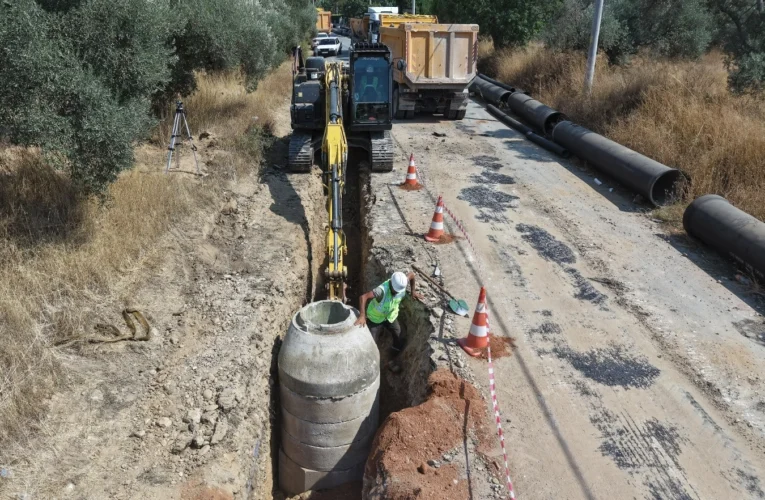 Muğla Menteş’te kanalizasyon altyapısına ilk adım