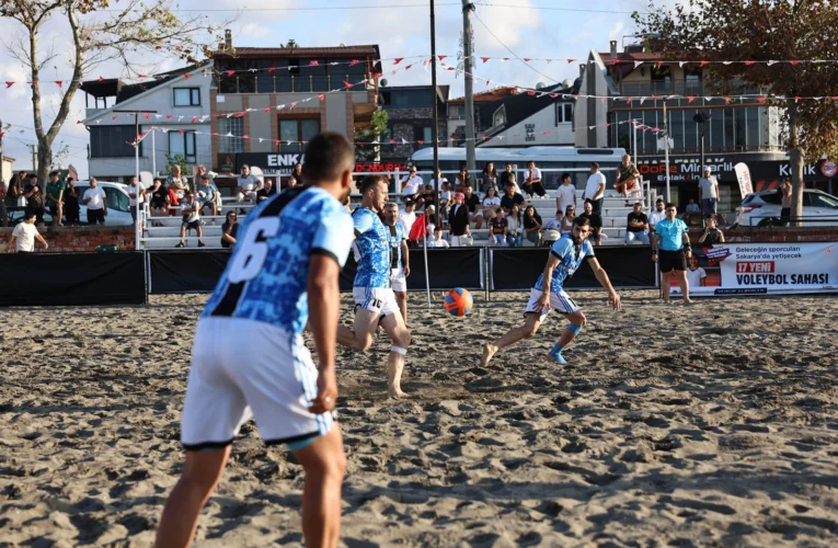 Sakarya Kocaali Sahili’nde futbol kupayla taçlandı