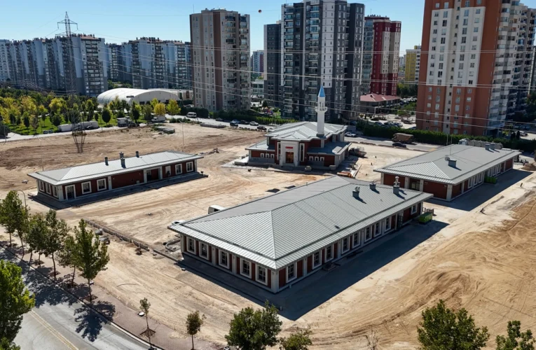 Selçuklu Yazır Mahalle Külliyesi’nde son rötuşlar