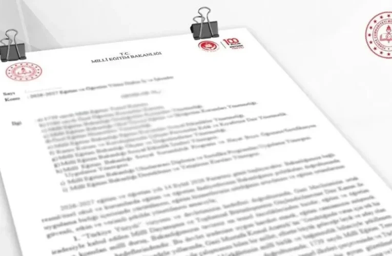 MEB’den “2026-2027 eğitim ve öğretim yılına ilişkin” genelge