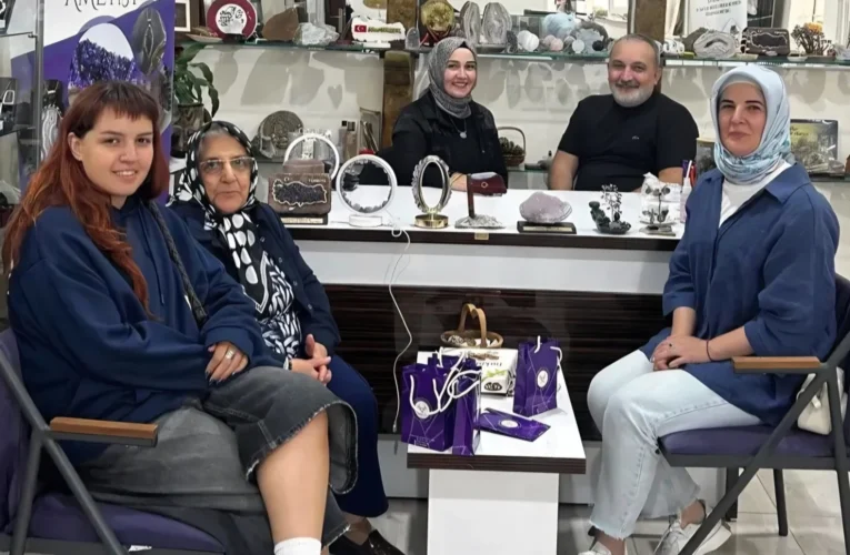 Yozgat Aydıncık’ta doğal taşlara yoğun ilgi