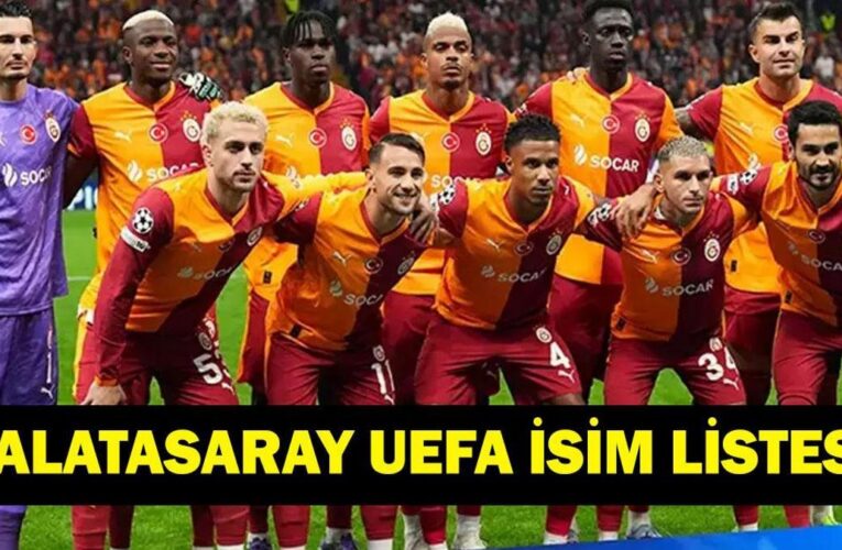 GALATASARAY ŞAMPİYONLAR LİGİ KADROSU: GS UEFA Listesi Belli Oldu Mu? Galatasaray Şampiyonlar Ligi Kadrosunda Kimler Var?