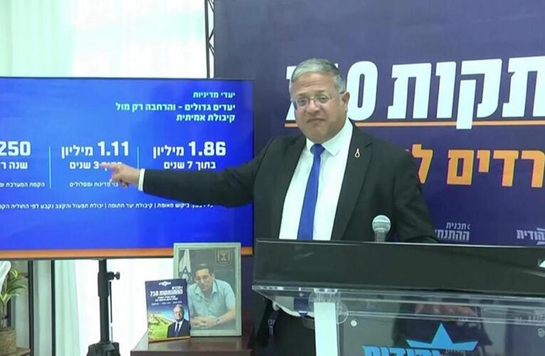 Itamar Ben-Gvir’in Gazze planı ortaya çıktı: Hedef 1,9 milyon kişi