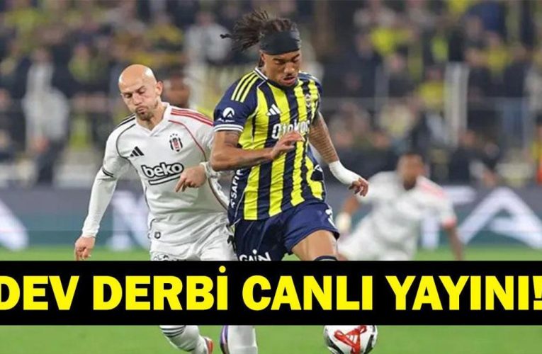 FENERBAHÇE BEŞİKTAŞ DERBİ CANLI İZLE: Süper Lig Fenerbahçe Beşiktaş Maçı Nereden İzlenir, Şifresiz Mi? FB BJK beIN Sports Canlı İzleme Ekranı!