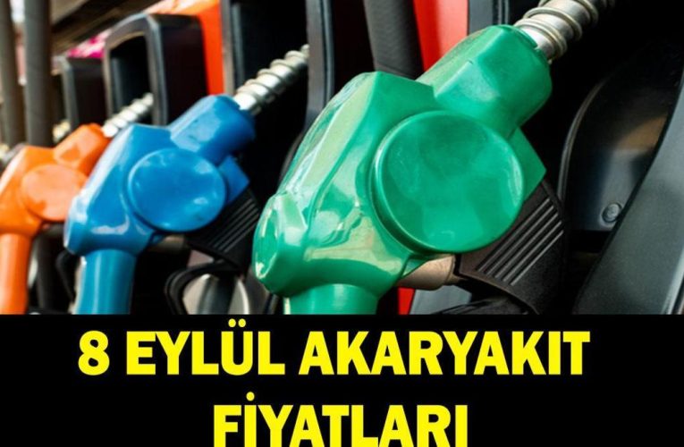 8 EYLÜL AKARYAKIT FİYATLARI: Benzin, motorin (mazot) ne kadar? Akaryakıt fiyatlarında zam veya indirim var mı? Güncel akaryakıt fiyatları