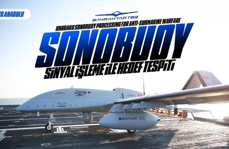 TCG Anadolu’dan havalandı! Bayraktar TB3’ten 2 Sonoboy atışı