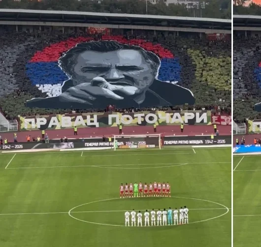 Trabzonspor’un Avrupa’daki rakibinden skandal koreografi: Savaş suçlusunu böyle andılar