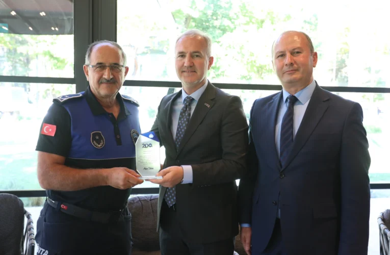Bursa İnegöl’de Başkan Taban zabıta personeliyle buluştu