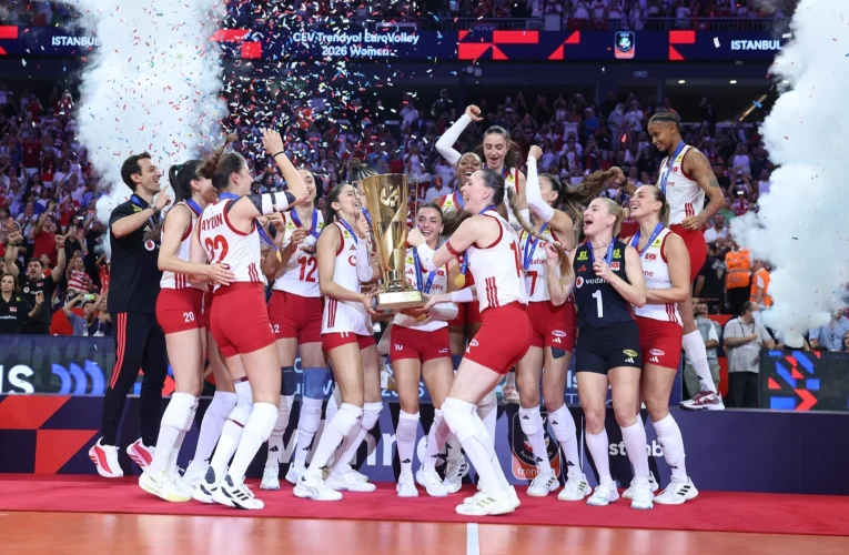 CEV Trendyol 2026 Avrupa Şampiyonası’nda kupa ve madalya sahiplerini buldu… Tarih yazdık