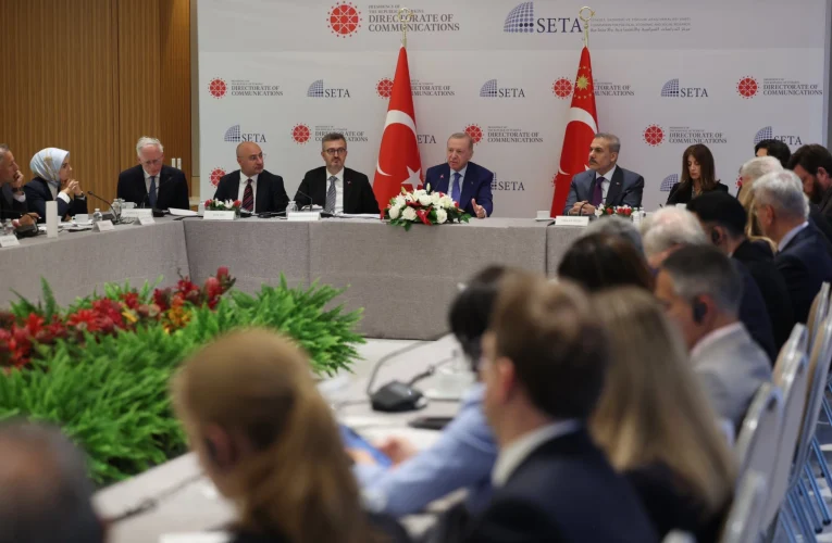 Cumhurbaşkanı Erdoğan, New York’ta Düşünce Kuruluşlarıyla Bir Araya Geldi
