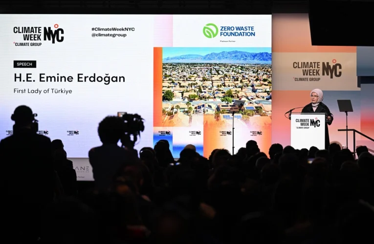 Emine Erdoğan: Sıfır Atık, iklim eyleminin güçlü araçlarından biri