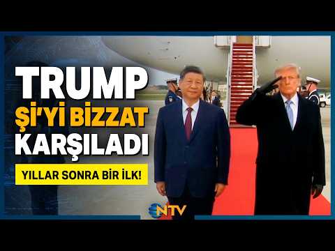 Son Dakika: Trump, Çin Devlet Başkanı Şi’yi Bizzat Karşıladı | NTV